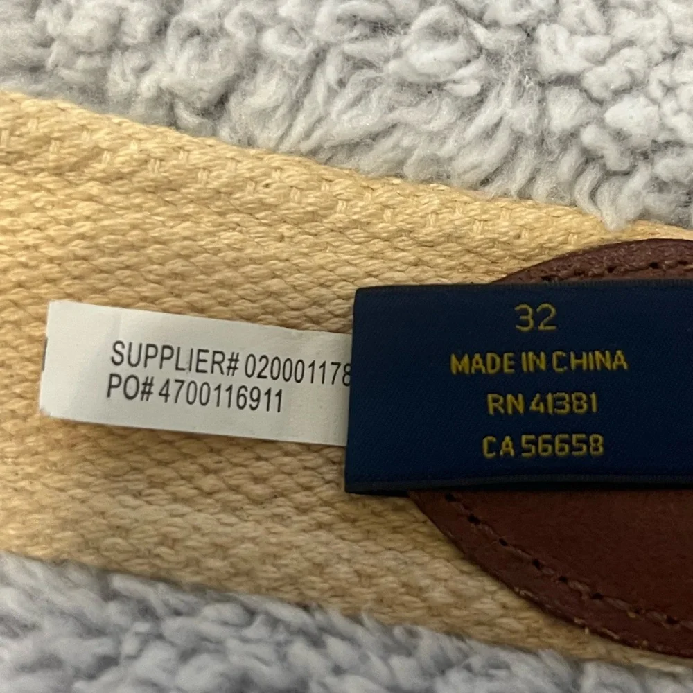 Ralph Lauren Multicolor Plaid Boy’s Belt size 32